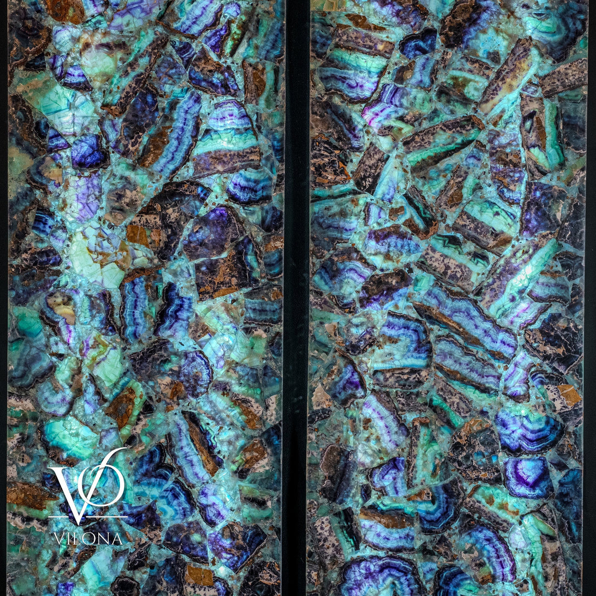 Fluorite Crystal Wall Panels (Set #9) Mosaic, photo 11 of 12