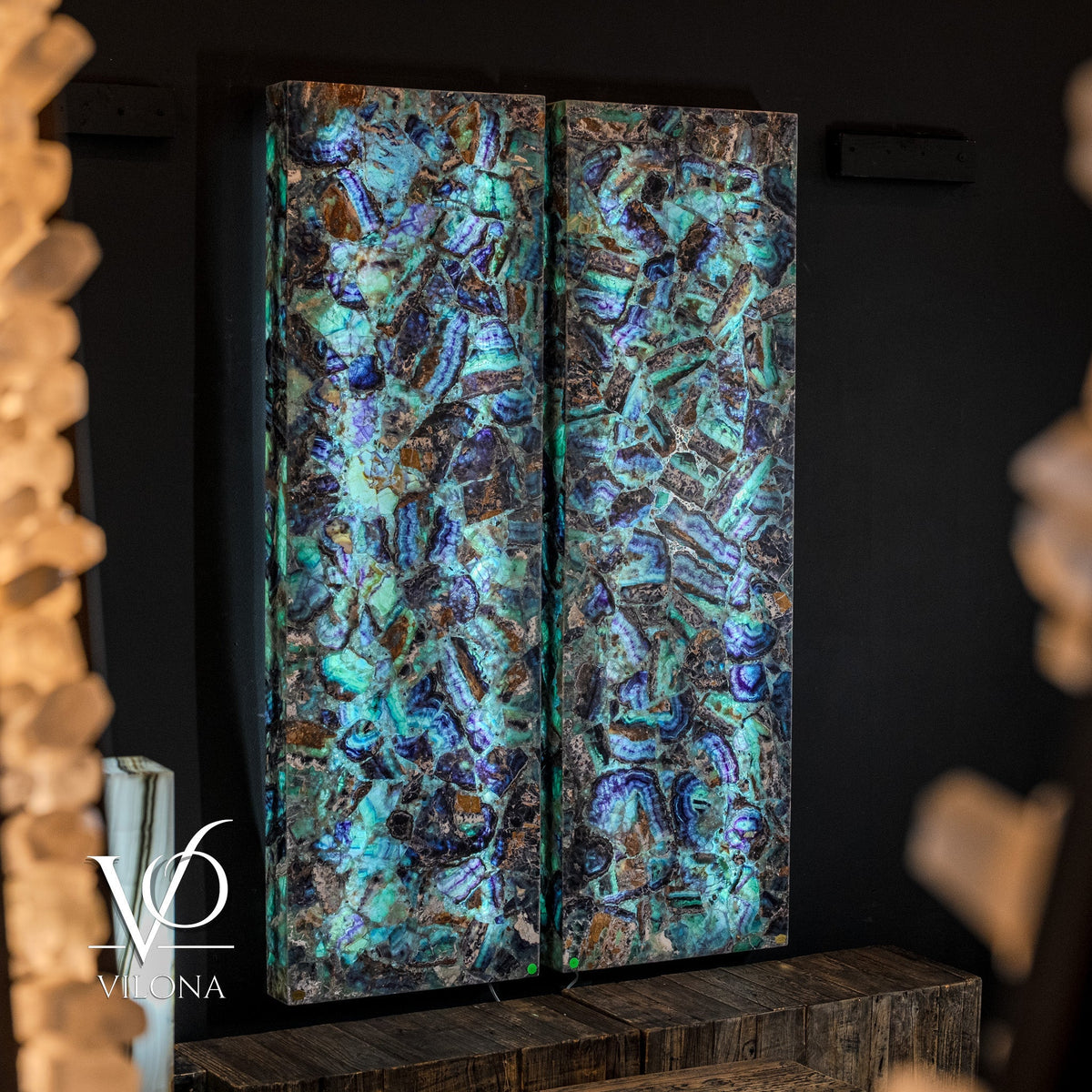 Fluorite Crystal Wall Panels (Set #9) Mosaic, photo 4 of 12