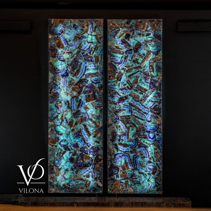 Fluorite Crystal Wall Panels (Set #9) Mosaic, photo 2 of 12