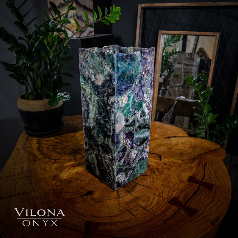 Fluorite Lamp (Small Table Lamp #15), photo 2 of 4