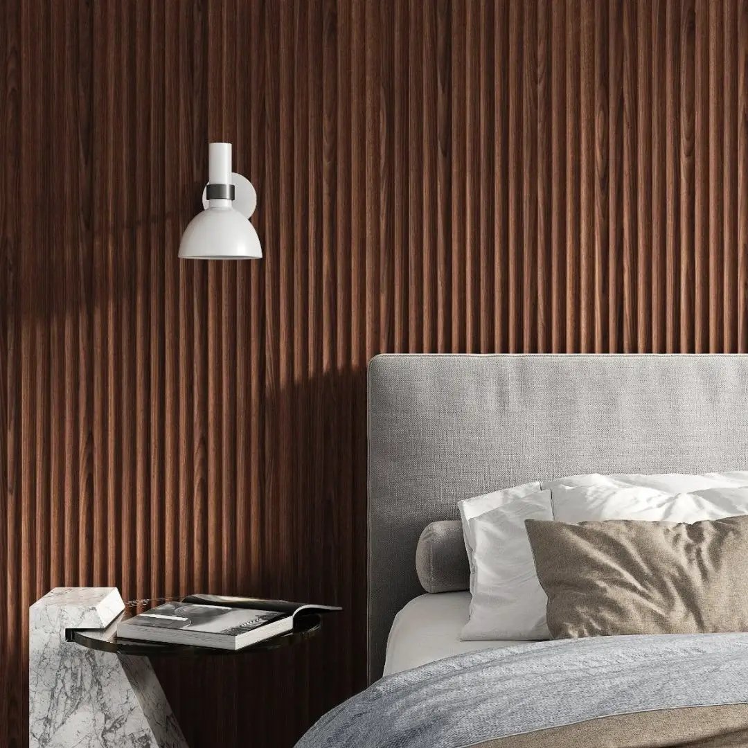 Fluted Wood Panel Samples by andor willow