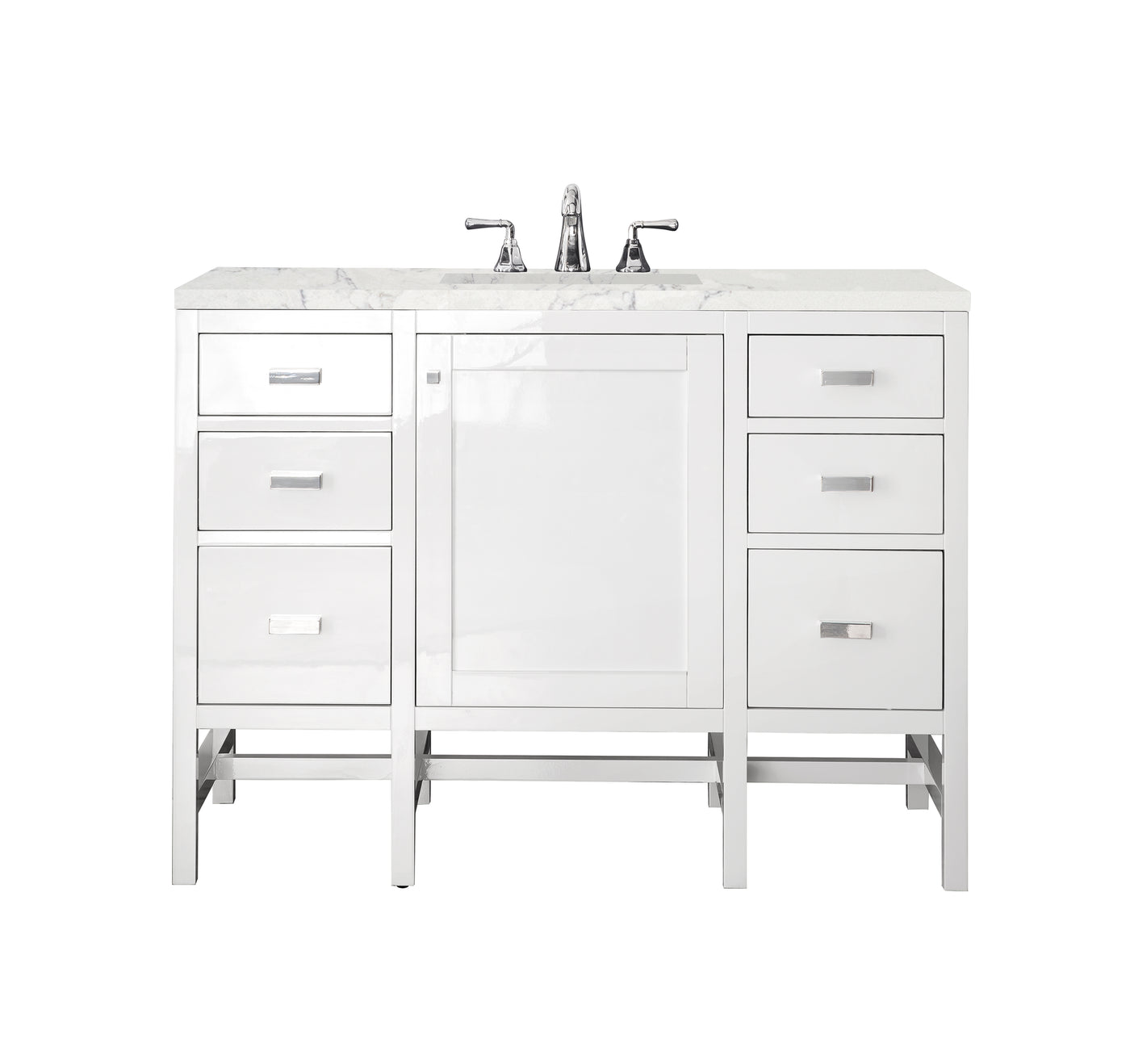 James Martin Addison 48" Single Bathroom Vanity, Glossy White, view 23