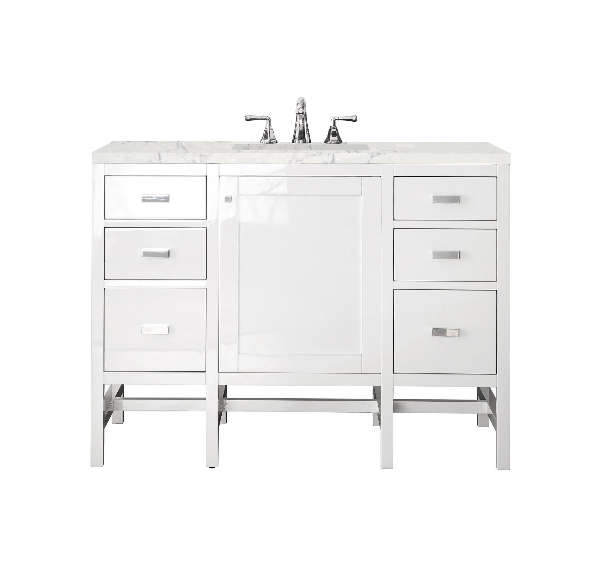 James Martin Addison 48" Single Bathroom Vanity, Glossy White, view 23