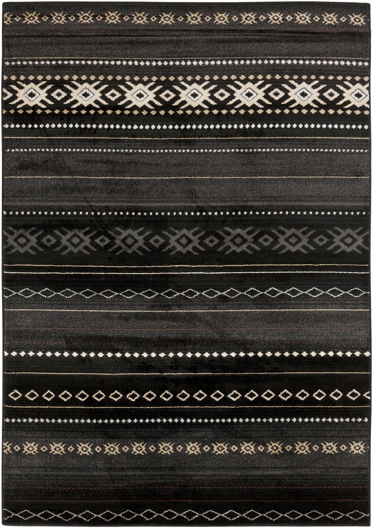 Fogertown Black Western Rug, photo 3 of 8