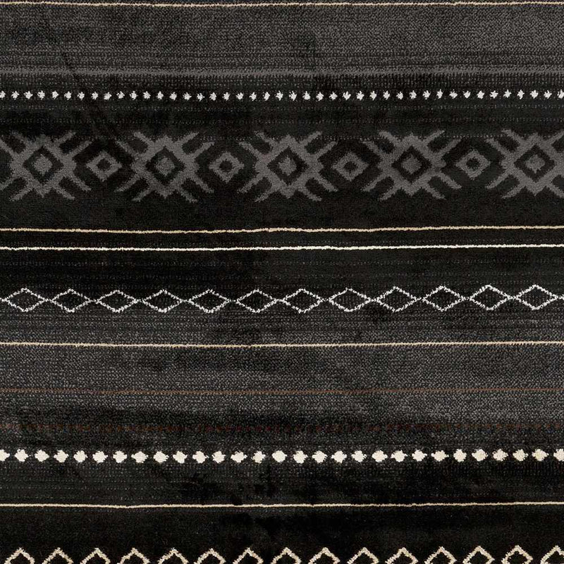 Fogertown Black Western Rug by Boutique Rugs