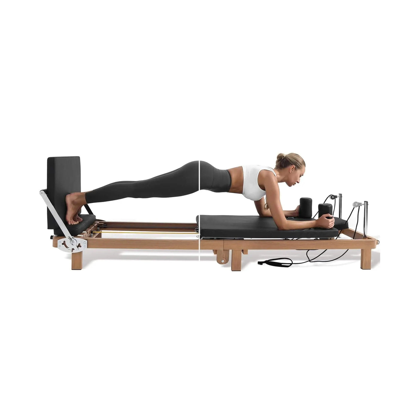 Apex Foldable Dual Resistance Pilates Reformer With Jumpboard (SAK83914) by SAKSBY WHOLESALE