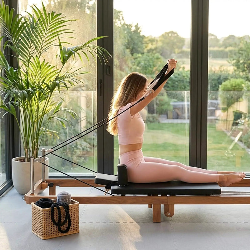 Core Pilates Apex Foldable Dual Resistance Pilates Reformer With Jumpboard (SAK83914) by SAKSBY WHOLESALE