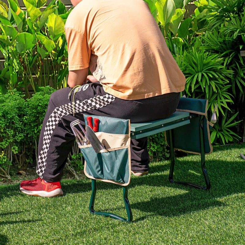 Folding Garden Kneeler and Seat Bench by DirectDeals