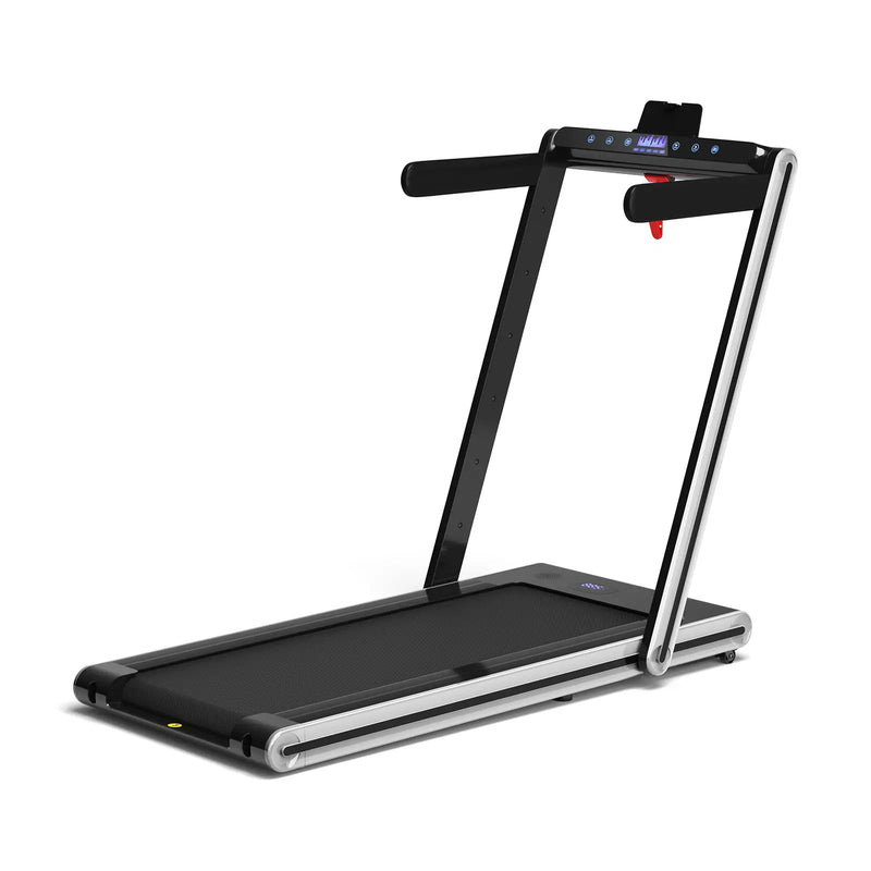2-in-1 Folding Treadmill with Dual LED Display by DirectDeals
