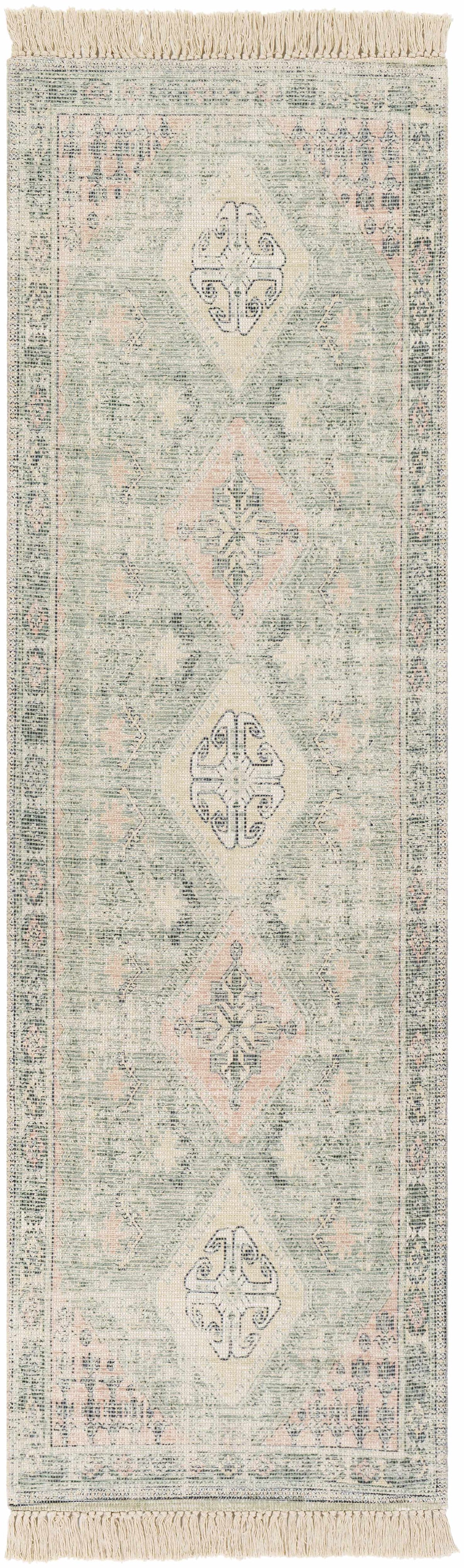 Foraker Sage Green Cotton Rug, photo 12 of 13
