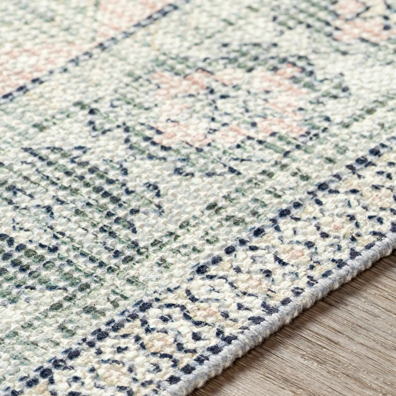 Foraker Sage Green Cotton Rug by Boutique Rugs
