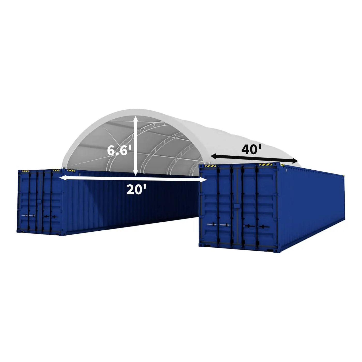 Reinforced 20'x40' Double Truss Container Shelter by Chery Industrial