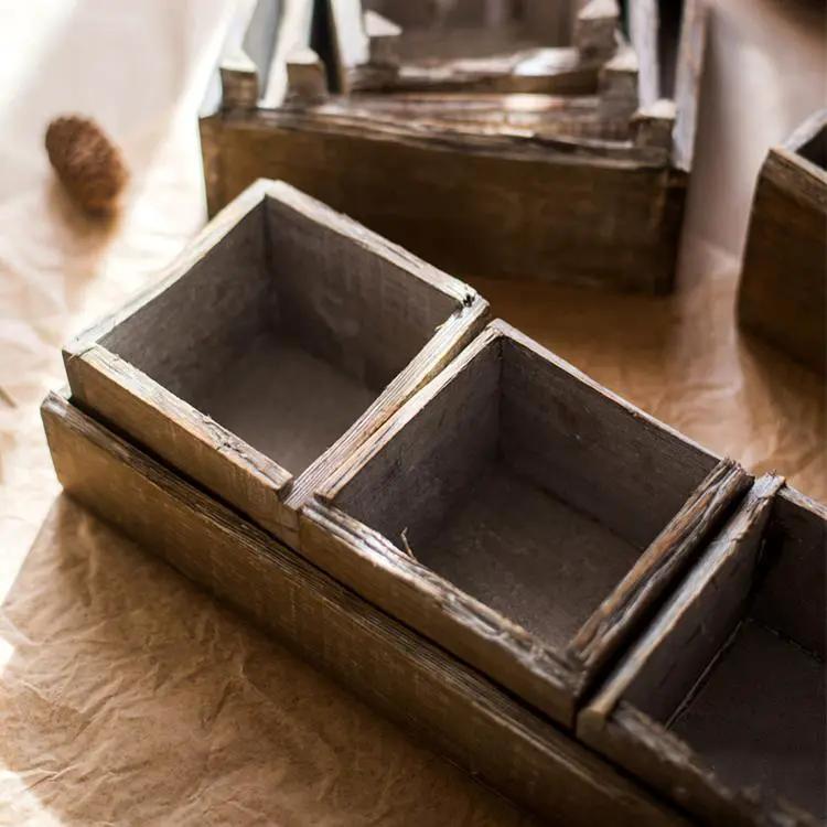 Four Piece Solid Wood Table Box Set by RusticReach