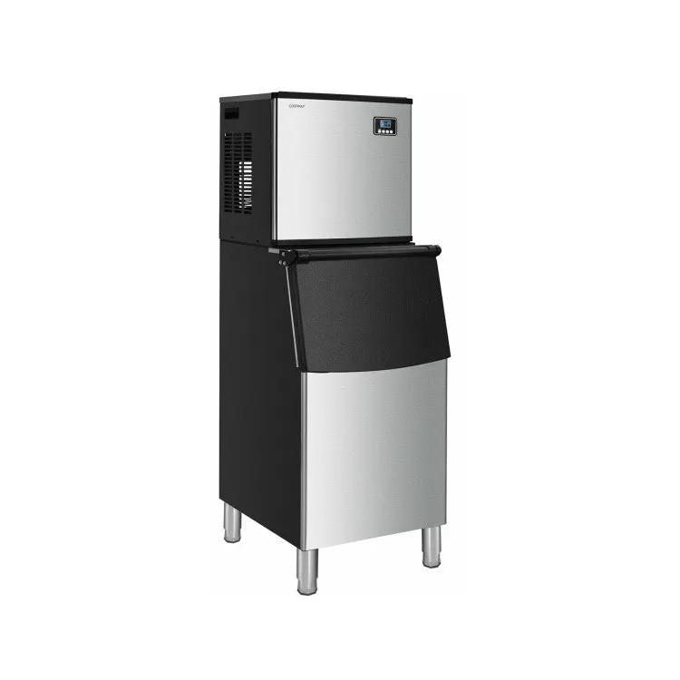 353lbs/24H Commercial Ice Maker with 198lbs Bin by DirectDeals