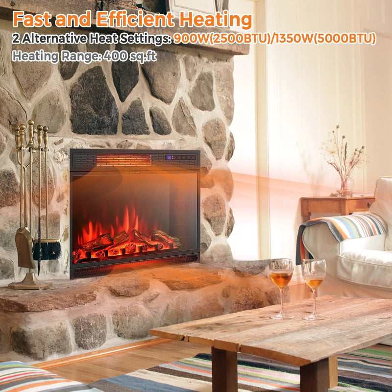 25 Inches Recessed Electric Heater by DirectDeals
