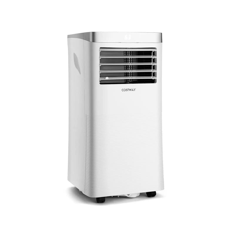 8000 BTU 3-in-1 Portable Air Conditioner with Remote Control-White by DirectDeals
