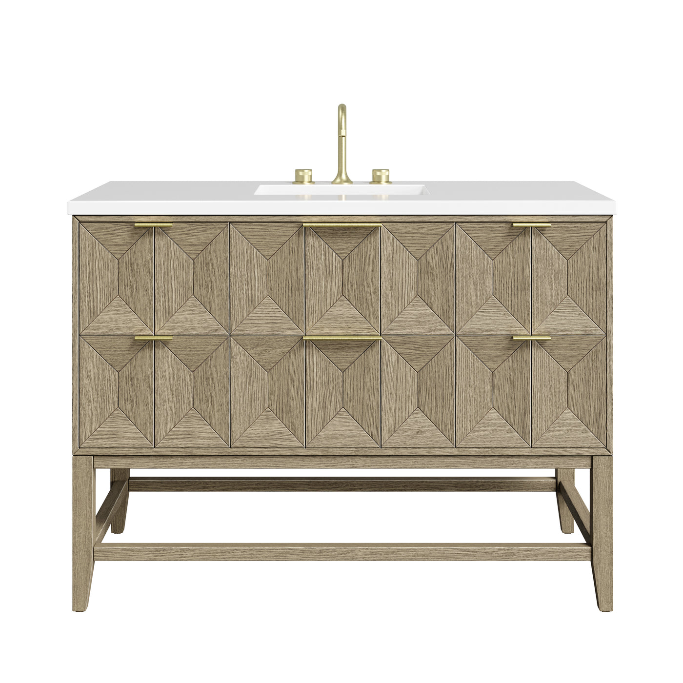 James Martin Emmeline 48" Single Bathroom Vanity, Pebble Oak, view 33