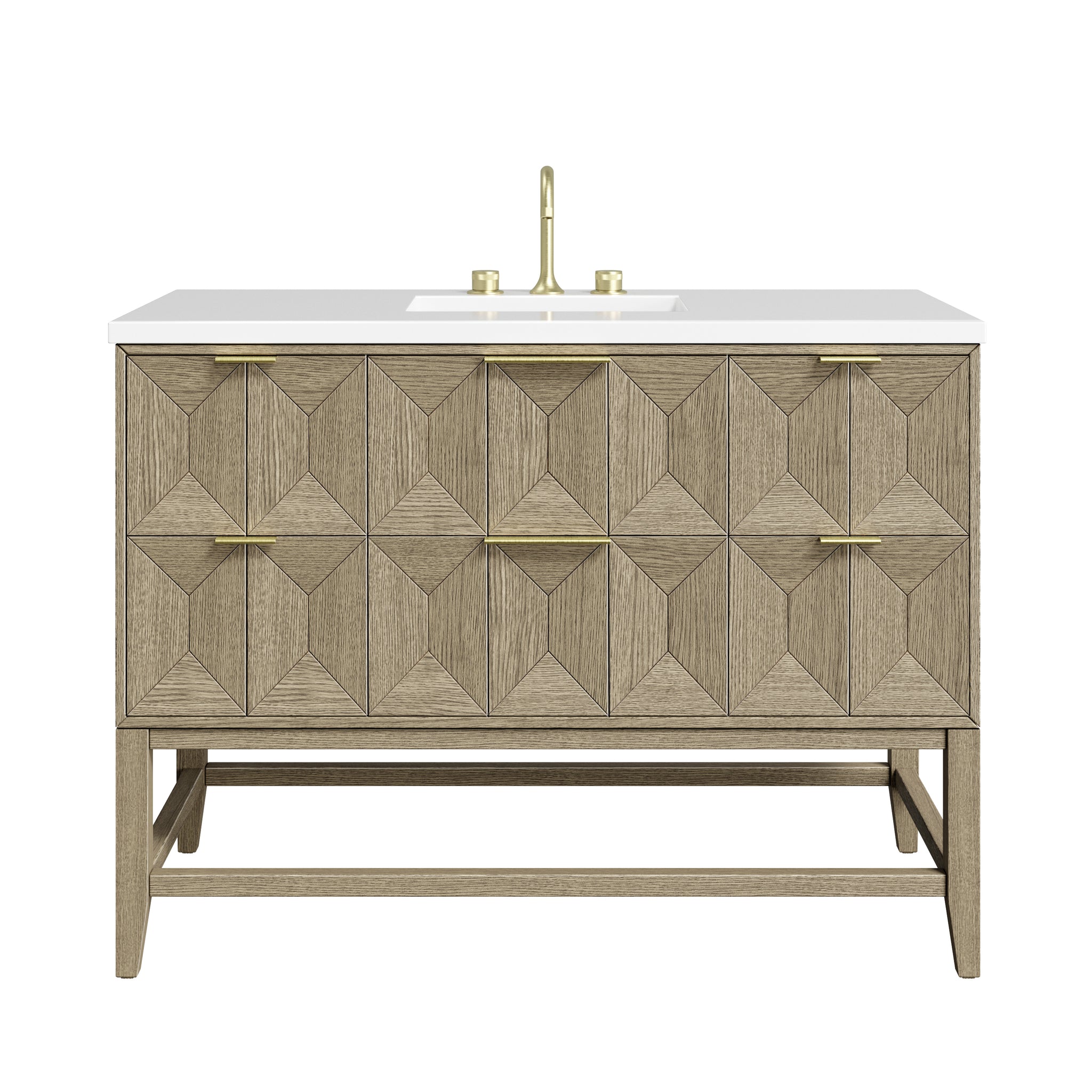 James Martin Emmeline 48" Single Bathroom Vanity, Pebble Oak, view 33