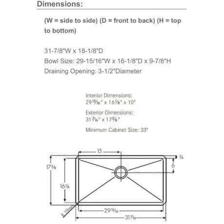 Franke PSX1103010 Single Bowl Undermount Stainless Undermount by Selzalot