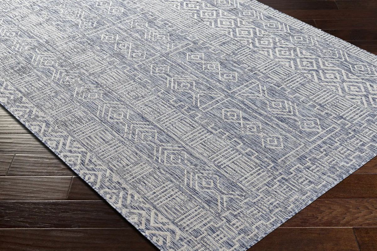 Epson Blue Indoor & Outdoor Rug - Clearance, photo 4 of 16