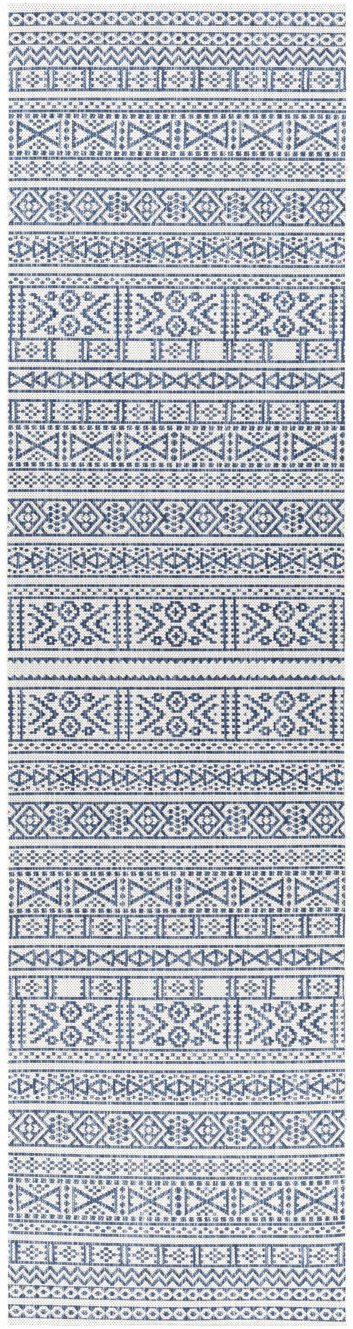 Freshwater White&Blue Outdoor Rug - Clearance, photo 10 of 12