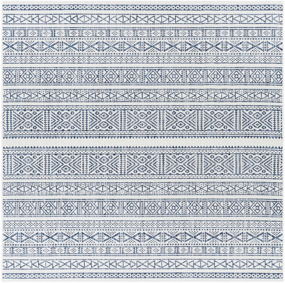 Freshwater White&Blue Outdoor Rug - Clearance, photo 4 of 12