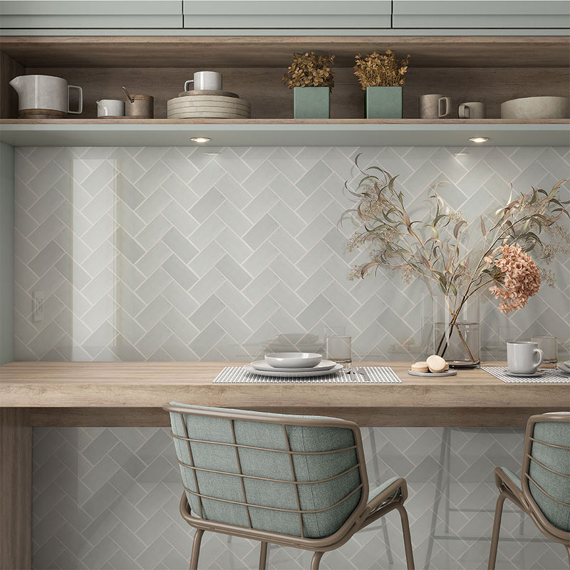 Pebble Glossy Subway Ceramic Tiles 3x6 Ceramic Glossy 3x12 Tiles — 2