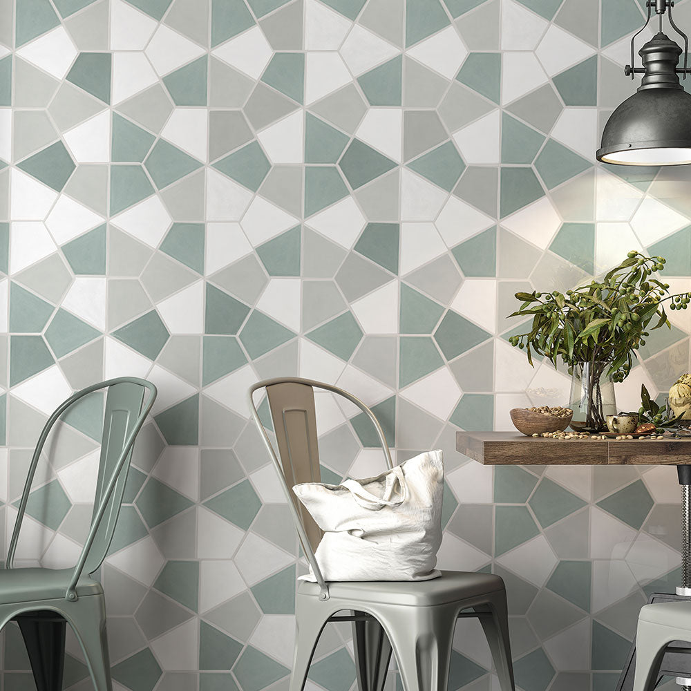 Pebble Glossy Diamante Ceramic Tiles 6x6 Ceramic Glossy 8x8 Tiles — 2