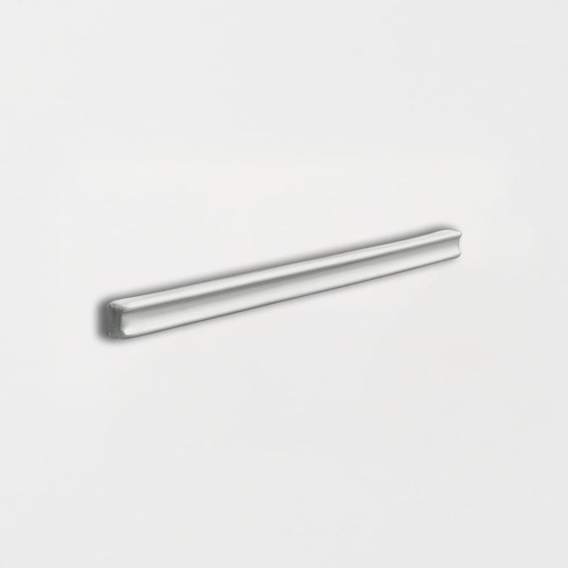 Pebble Glossy Pencil Trim Ceramic Moldings 5/8x6 Ceramic Glossy 2x6 Moldings