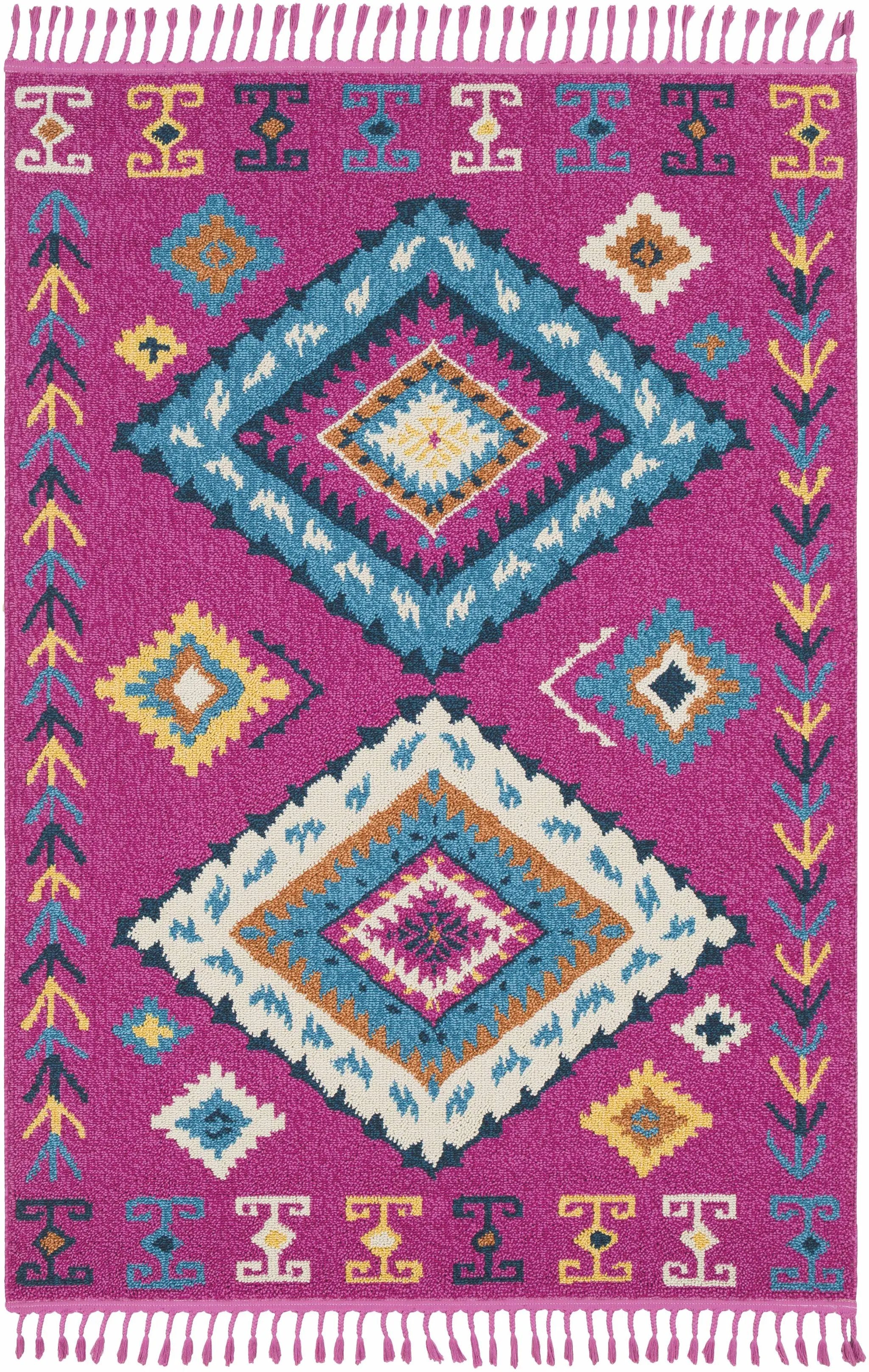 Franktown Magenta Carpet - Clearance by Boutique Rugs