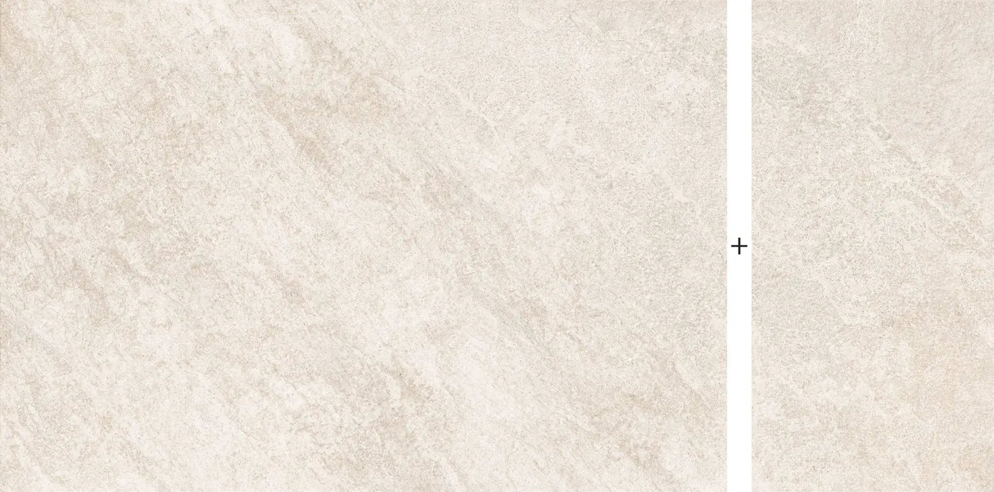 Frontier20 African Beige Mix + Quartz Look Porcelain Pavers 24x48 by landmarkceramics