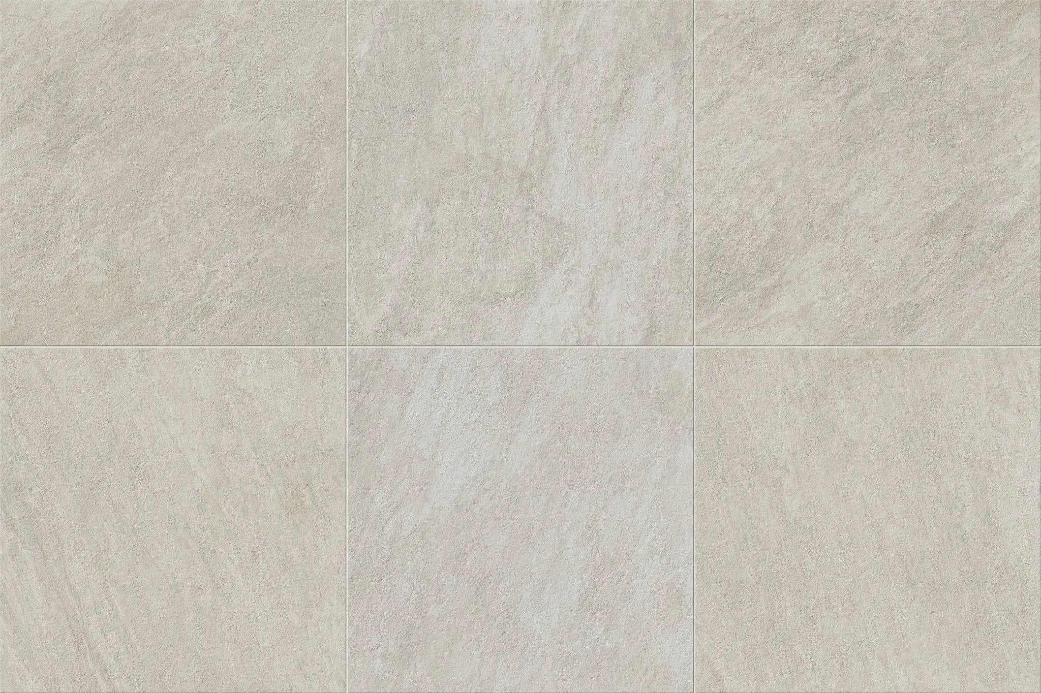 Frontier20 African Beige Linear Cover Drain Set Quartz Look Porcelain Moldings 24x48 by landmarkceramics