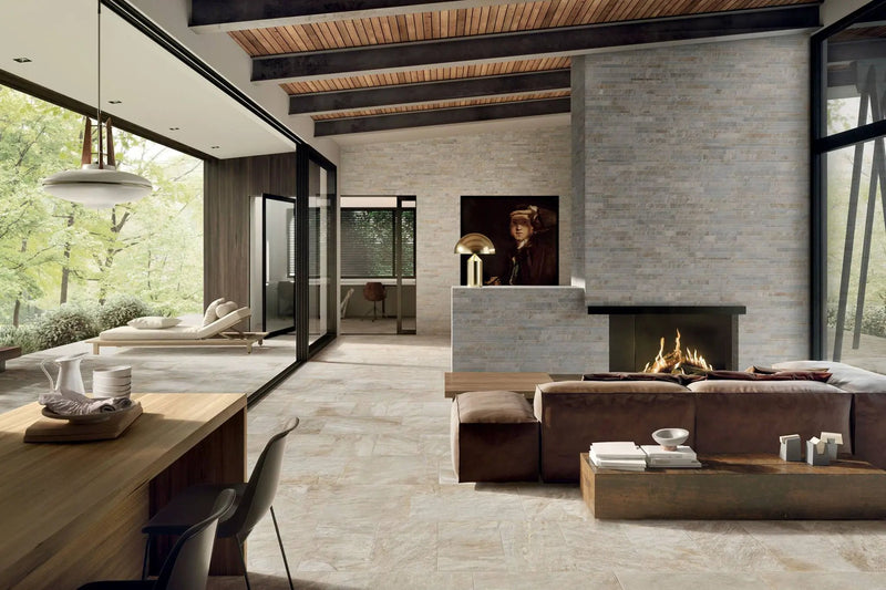 Frontier20 Barge Gold Quartz Look Porcelain Pavers 24x24 by landmarkceramics