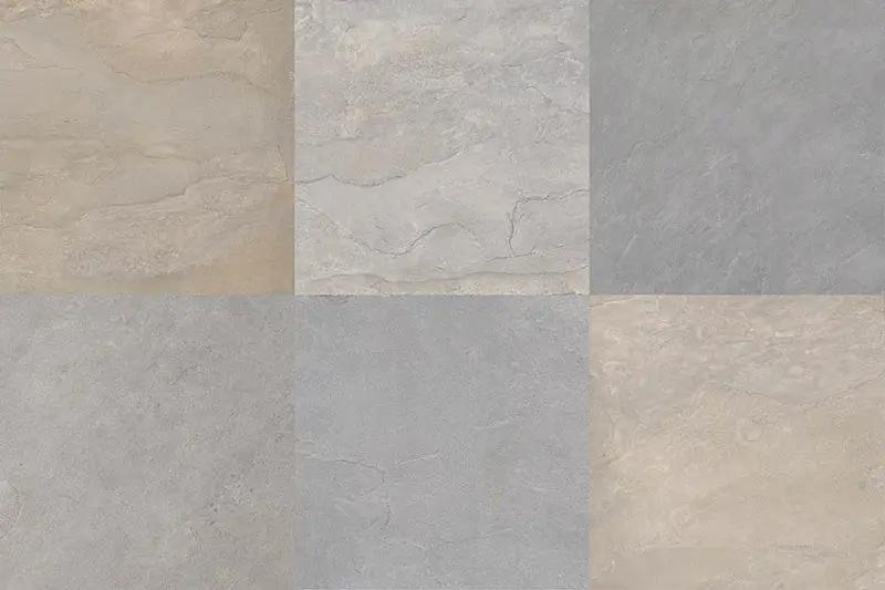 Frontier20 Bluestone Full Color Grip Stair Tread Look Porcelain Moldings 12x48 by landmarkceramics