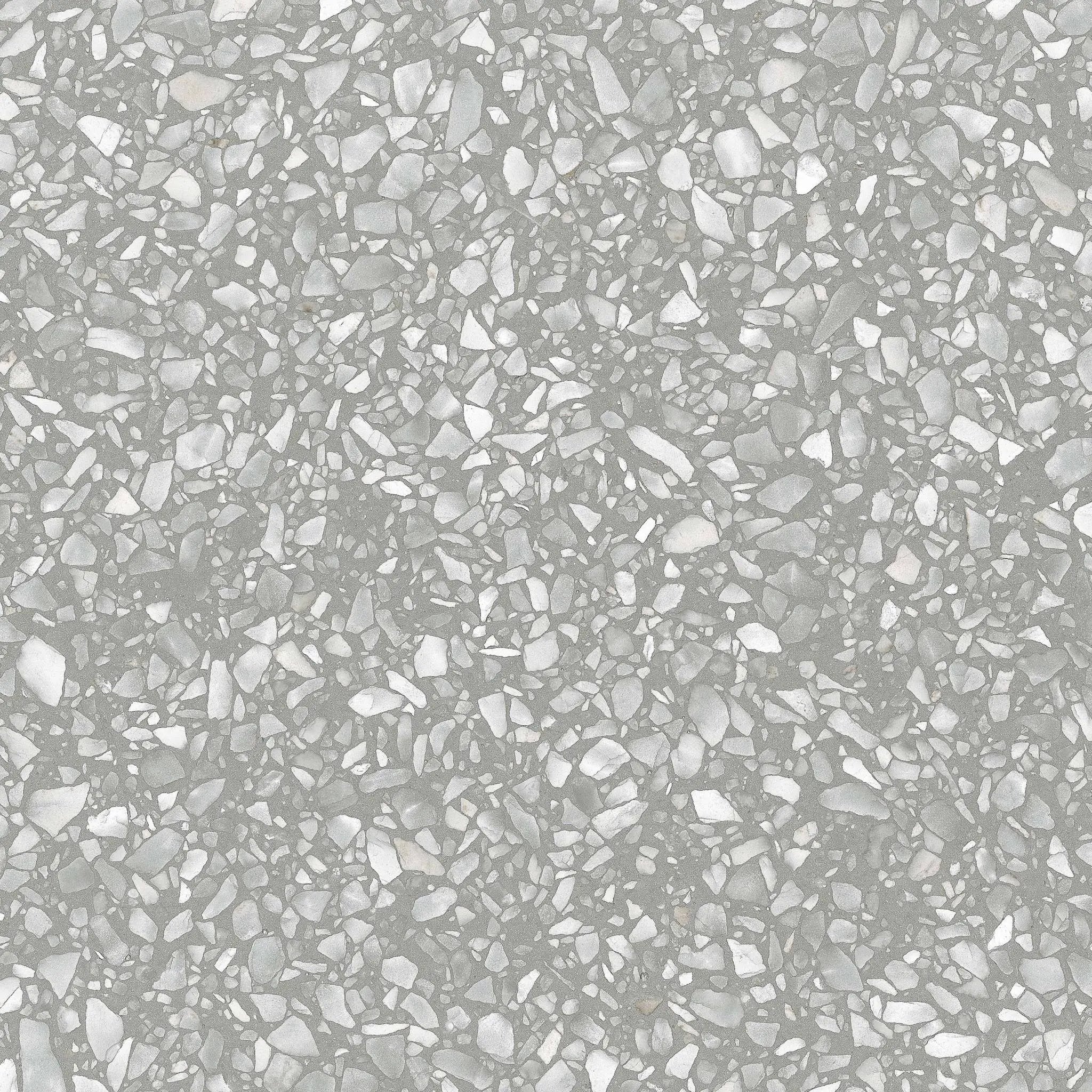 Frontier20 Fashion Grey L Shape Mitered Edge Corner Left Terrazzo Look Porcelain Moldings 12x24 by landmarkceramics