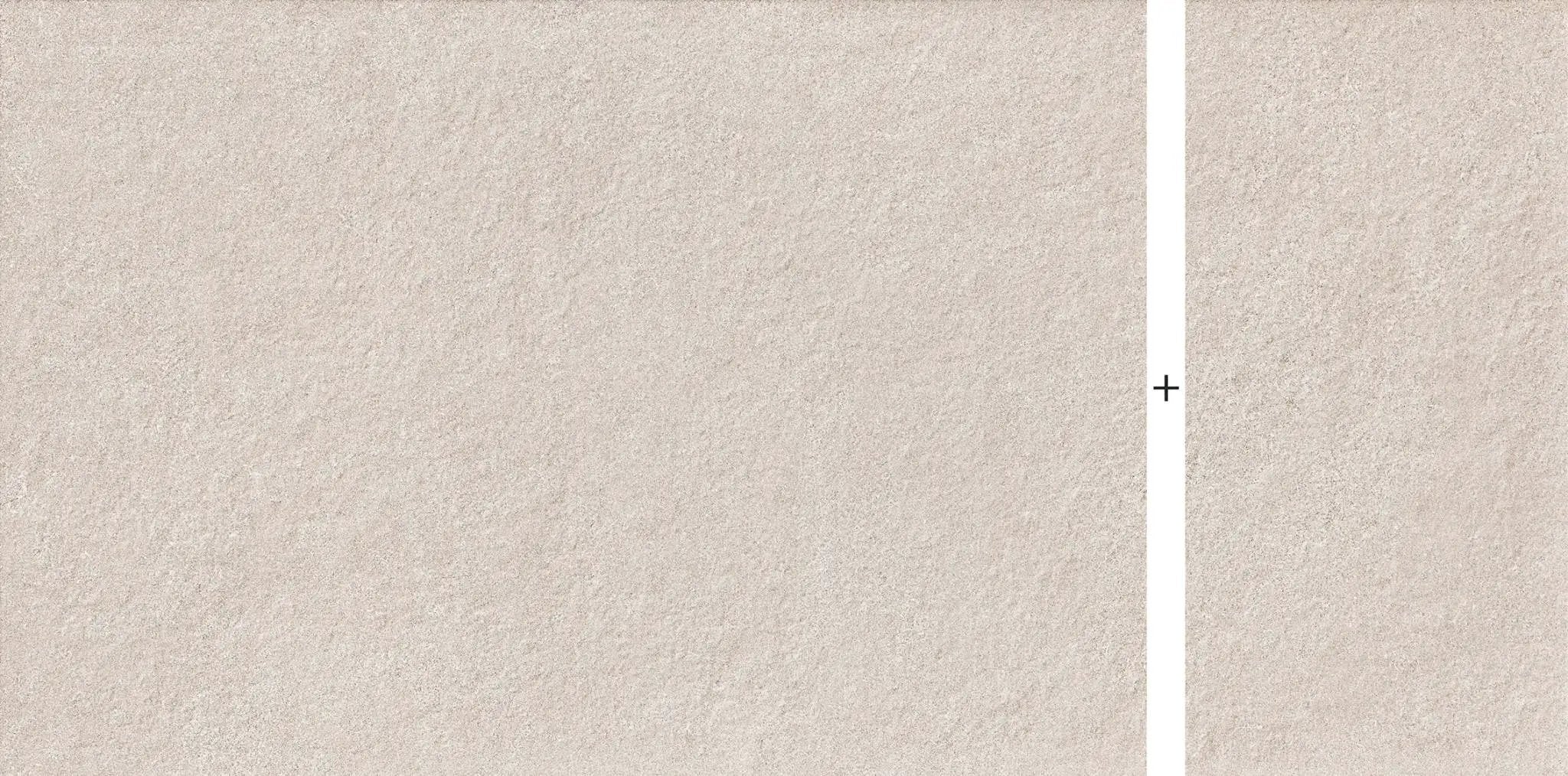 Frontier20 Indiana Grey Select Mix + Limestone Look Porcelain Pavers 24x48 by landmarkceramics