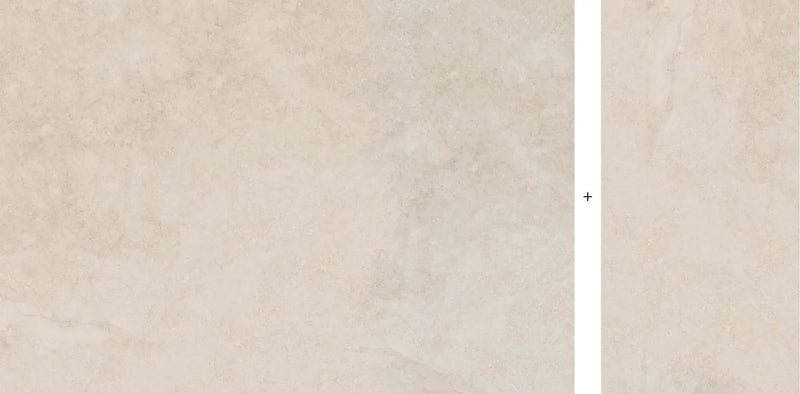 Frontier20 Limestone Mix + Look Porcelain Pavers 24x48 by landmarkceramics