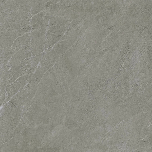 Frontier20 Modern Grey L Shape Mitered Edge Corner Left Stone Look Porcelain Moldings 12x24