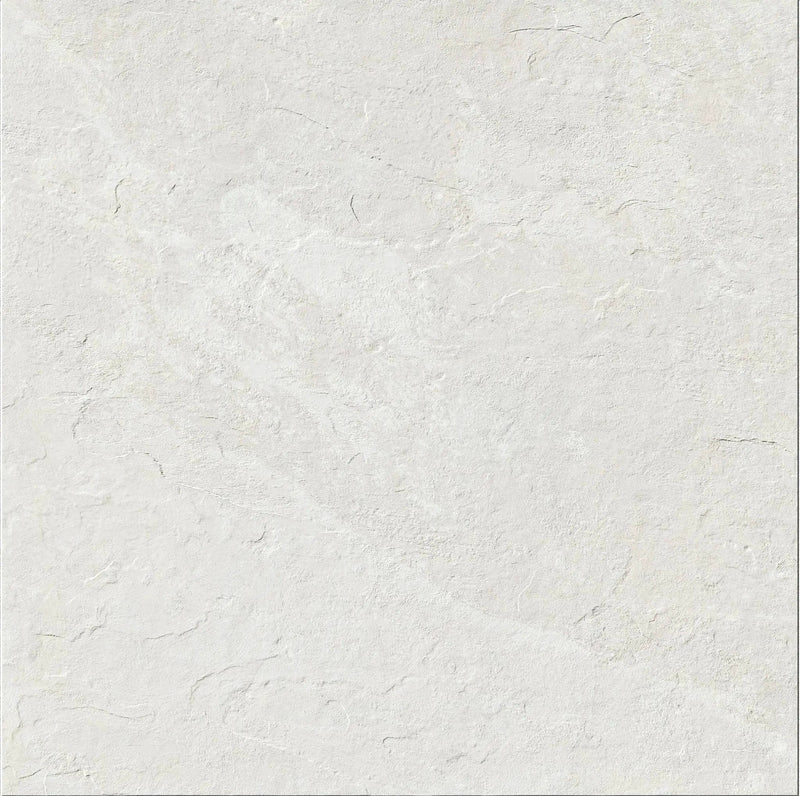 Frontier20 Montauk White Slate Look Porcelain Pavers 24x24 by landmarkceramics