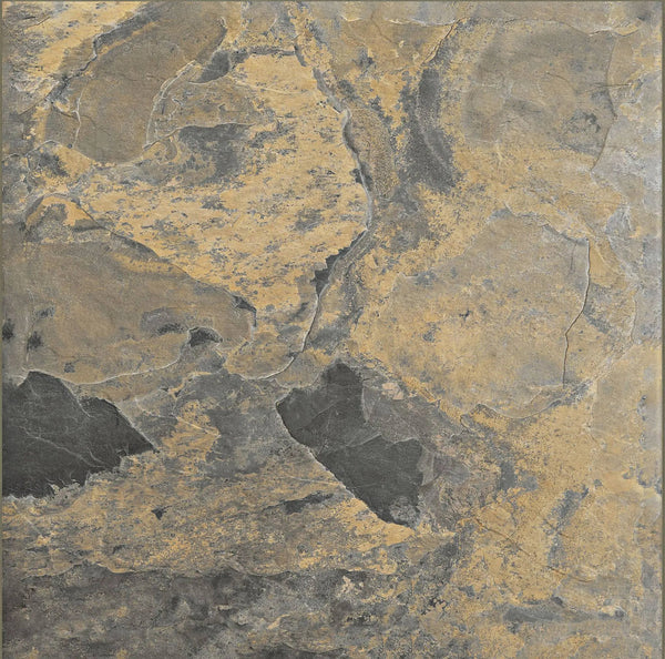 Frontier20 Rustic Gold Coping & Stair Corner Left Slate Look Porcelain Moldings 12x24