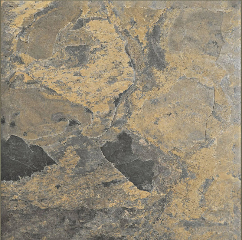 Frontier20 Rustic Gold Coping & Stair Corner Left Bullnose Slate Look Porcelain Moldings 12x24 by landmarkceramics