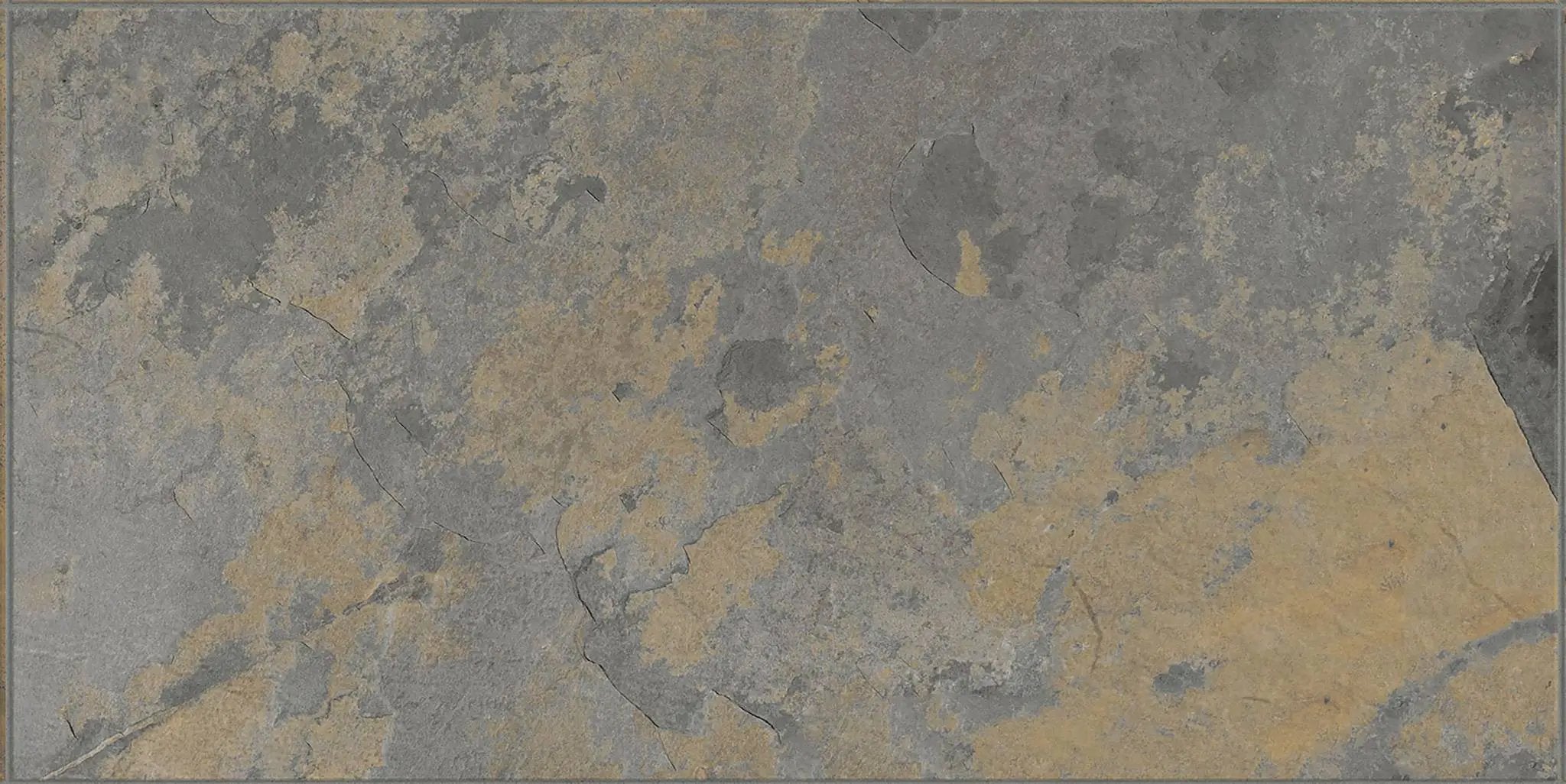Frontier20 Rustic Gold Slate Look Porcelain Pavers 12x24 by landmarkceramics
