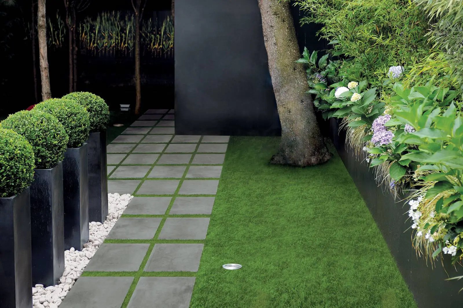 Frontier20 Simply Grey Concrete Look Porcelain Pavers 24x24 by landmarkceramics