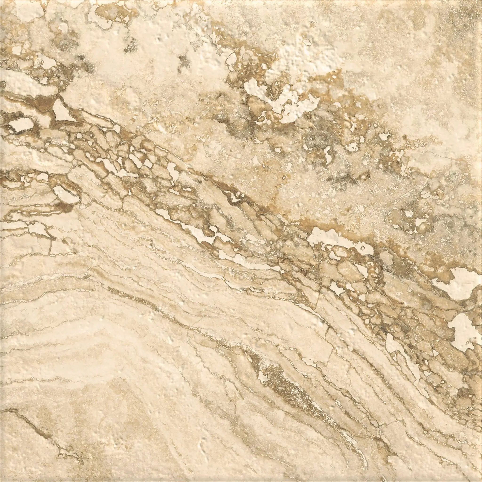 Frontier20 Travertine Cross Cut Country Classic Look Porcelain Pavers 12x12 by landmarkceramics