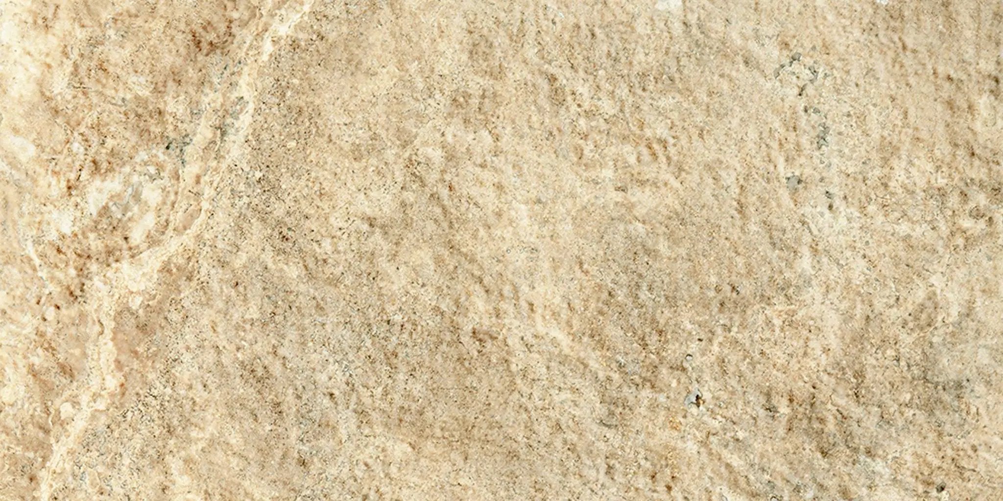 Frontier20 Travertine Cross Cut Cream Look Porcelain Pavers 12x24 by landmarkceramics