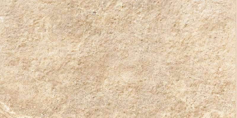 Frontier20 Travertine Cross Cut Cream Look Porcelain Pavers 24x48 by landmarkceramics