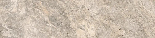 Frontier20 Travertine Cross Cut Silver Linear Cover Drain Set Look Porcelain Moldings 24x48