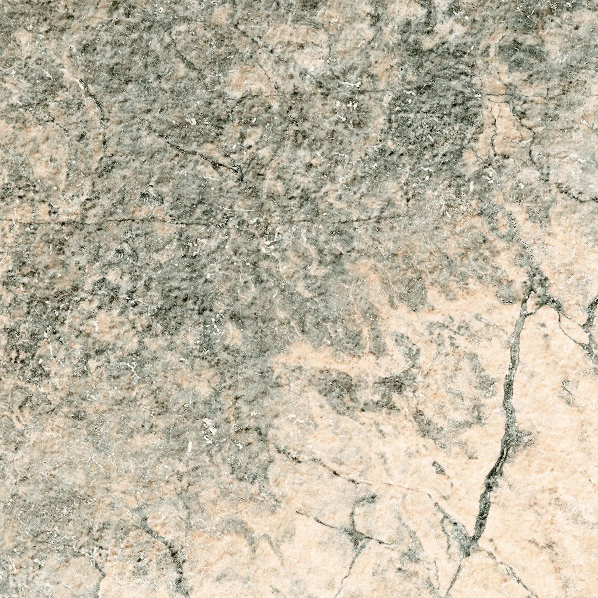 Frontier20 Travertine Cross Cut Silver Look Porcelain Pavers 24x24 by landmarkceramics
