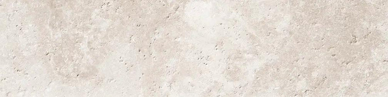 Frontier20 Travertine Cross Cut White Double Mesh Look Porcelain Moldings 24x24 by landmarkceramics