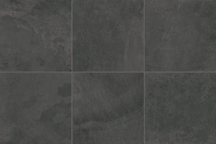Frontier20 Vintage Slab End-cover Slate Look Porcelain Moldings 12x24 by landmarkceramics